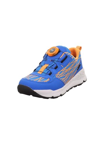 Superfit Jungen Free Ride Gore-tex Sneaker, Blau Orange 8010, 39 EU