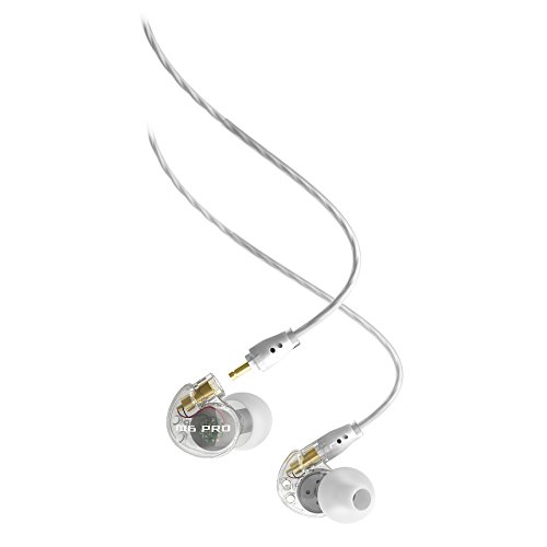 MEE audio Universal-Fit Noise-Isolating Musician's in-Ear Monitors with Detachable Cables (Clear) (Model: M6PRO 1st Generation) (Discontinued)