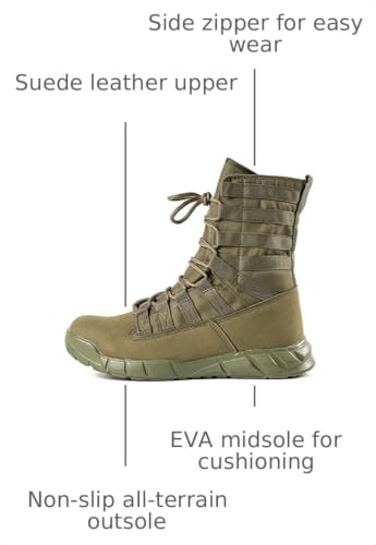Image of Lightweight Breathable Hiking and Trekking Boots for Men and Women Casual Outdoor Tactical Shoes Non Waterproof Comfortable All Day Wear