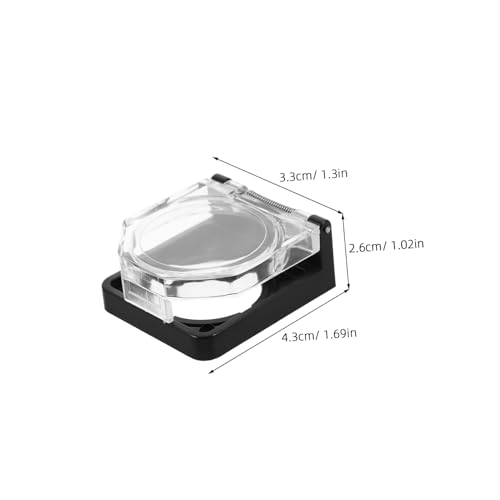 Cubierta protectora de botón de escritorio transparente con tapa abatible para interruptor 2