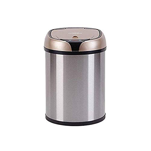 Poubelle intelligente automatique 6L acier inoxydable de cuisine