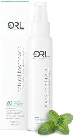 ORL Non-Nano Hydroxyapatite Toothpaste, Fluoride-Free, with Organ...