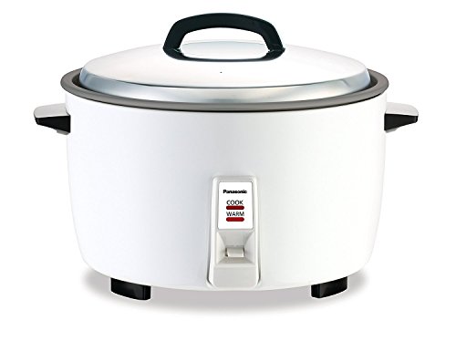 Panasonic SR-GA421FH 23 Cup Commercial Automatic Rice Cooker with Non-Stick Pan, White