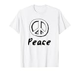 Hippie Peace Sign T-Shirt Flower Power Gift Shirt