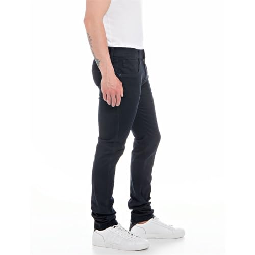 Replay Herren Slim Fit Jeans Anbass Hyperflex Re-Used X-Lite – Ansicht 3