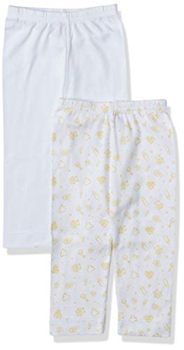 Kit 2 peças calças sem pé, Tip Top, Bebê Unissex, Amarelo, G