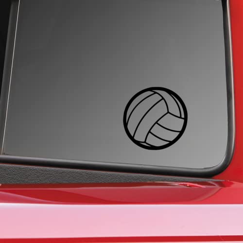 Volleyball Vinyl Decal Sticker | Cars Trucks Vans Walls Laptop | Black | 5 Inch | Keen90B #TOP1
