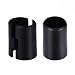 Canomo 32 Pairs Wire Shelf Lock Clips Split Sleeves Shelving Metal Rack Locking for 1 Inch Diameter Post Shelving Sleeves, Black