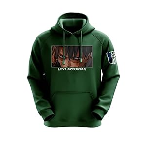 Attack On Titan Levi Ackerman Unisex Anime Hoodie