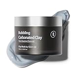 GLAM UP Clean Bubbling Carbonated Clay Mask for Face, Easy-Wash Off Pack, Deep Cleansing, Refreshing Skin Clay Mask, Korean Vegan Skin Care 135ml (4.56 Fl Oz)