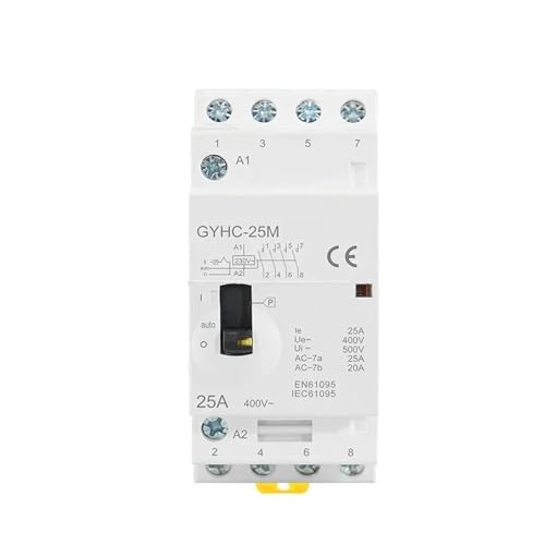 Contacteur inverseur 4P 25A 2NO2NC commande bobine 220V AC