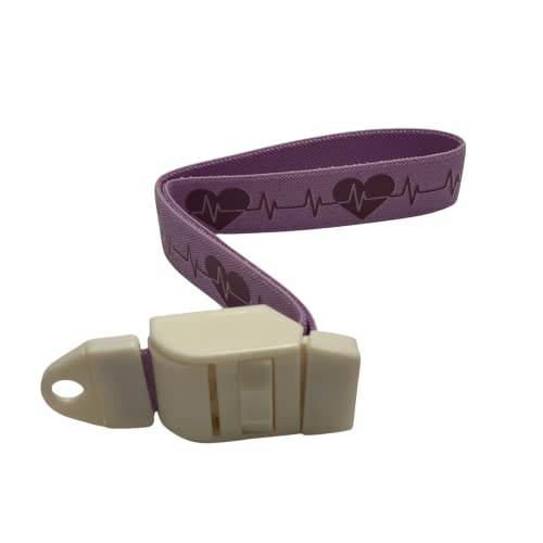 Image of Lilac Heart/ECG Tourniquet - Quick and Slow Release - Latex Free