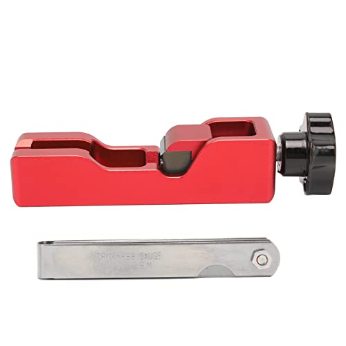 Herramienta de Espacio en la Bujía, Herramienta de Compra de Bujía con Garrero de Chispas de Metal para el Calibre Feeler para Bujías 5671A 10 Mm de 12 Mm de 14 Mm de 16 Mm Bujías (BLACK) (BLUE)