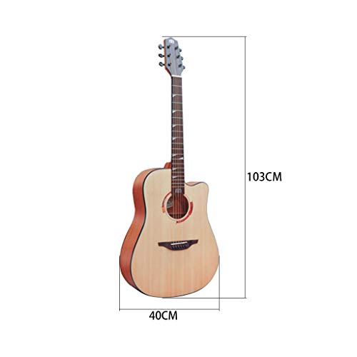 Guitars Fretted Instruments Guitar Acoustic Guitar Single Board Folk Acoustic Guitar 41 inch Beginner Student Getting Started Men and Women Electric Box Qin Guitar Guitars - Les Beatles, Paul McCartney, John Lennon, RIngo Starr, George Harrison Guitars Fretted Instruments Guitar Acoustic Guitar Single Board Folk Acoustic Guitar 41 inch Beginner Student Getting Started Men and Women Electric Box Qin Guitar Guitars – Image 4