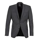 2-Knopf Sakko Benvenuto Black - Slim Fit- Herren Baukasten Sakko in Dunkelblau oder Grau, Fabio (20751, Modell: 62603)