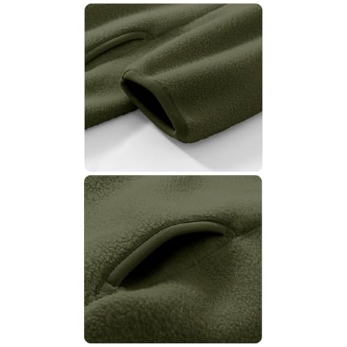 Girls Boys Casual Fleece Zip-Up Jacket, Kids Long Sleeve Fall Winter Warm Lightweight Coat for Outdoor & Daily Wear4