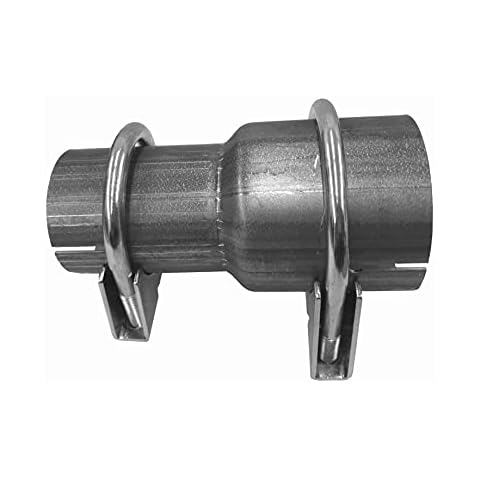 Pipe Reducer from Diameter 55 mm to Diameter 60 mm Exhaust Adaptor Includes 2 Mounting Clamps Reducer Connector Pipe Reducer Exhaust System Pipe Connector Clamp Piece Reduction Cover