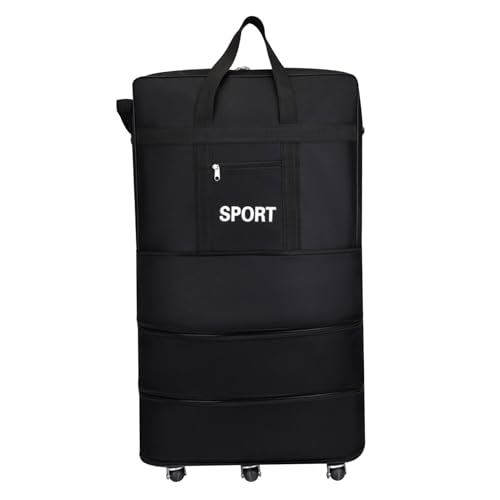 Sac de sport à roulettes NIDONE grand fourre-tout extensible 3 niveaux voyage