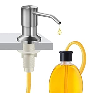 Nvmtuuo Edelstahl Seifenspender mit Verlängerungsrohr