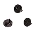 Mini Skater 24 Sets Magnetic Button Clasp Snaps - Purses, Bags, Clothes - No Tools Required - Choose Small or Large Magnetic Button Size:18mm(6/8