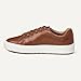 Amazon Essentials Women's Low Top Classic Sneakers, Cognac, 7