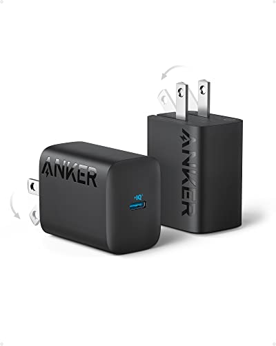 Anker 312 30W USB-C Charger, Charger Compact Foldable Design, 2-Pack 30W Fast Charger iPhone...