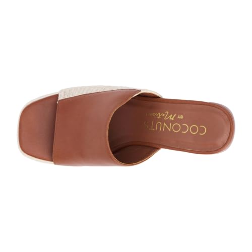 Coconuts by Matisse Womens Beaufort Open Toe Platform Mules Dress Casual Casual High Heel 3" & Up - Beige4