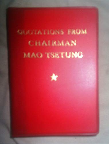 Quotations From Chairman Mao Tse Tung B000RATSEW Book Cover
