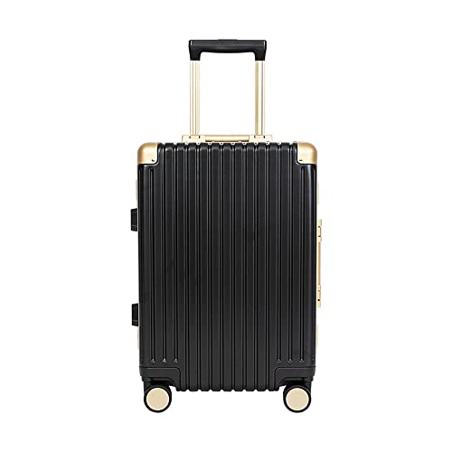 [SENIAO TECH] �A���~�t���[�� �X�[�c�P�[�X 360°�L���X�^�[ ��� �y�� ��e�� �L�����[�P�[�X �ϏՌ� �h�� ���s �o�� ���� �C�O���s�Ή� (�u���b�N, XL�T�C�Y/7~10��)