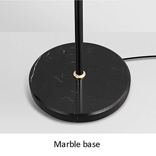 Lámparas de pie para sala de estar con pantalla de lino plisado 2