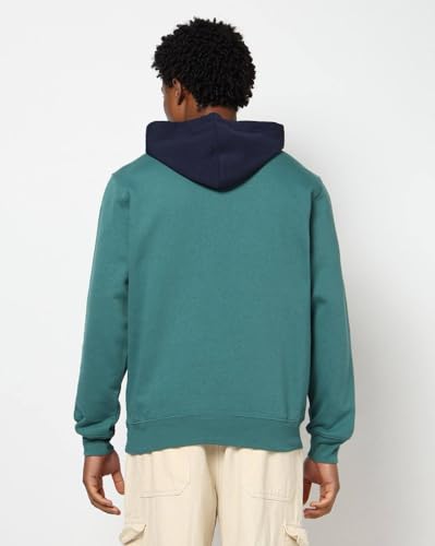 Image of Gap Men Embroidered Relaxed Fit Full Sleeve Hoodie