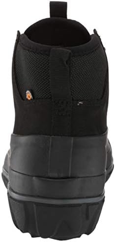 Bogs Men's Classic Casual Lace Leather Snow Boot, Black, 12 | Image 2