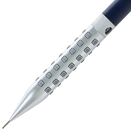 Image of Pentel Smash Drafting Mechanical Pencil (0.5mm) - Special Edition Silver and Navy w /Tube