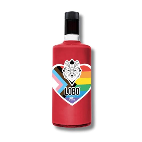 Ser Lobo - Tequila de Piruleta I Crema de Piruleta con Tequila I Licor crema con carácter libre, salvaje y arriesgado I 15% I 0,7 L (Pride Edition)