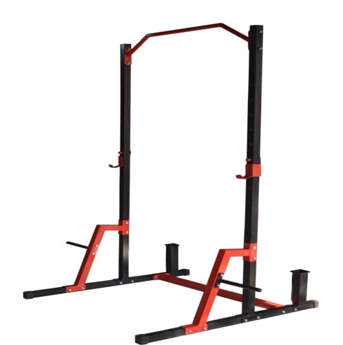 Image of Hashtag Fitness Multifunction Power Adjustable Rack Squat Stand Power Rack cage for Home Gym equipments Squat Stand with j Hooks and Pull up bar