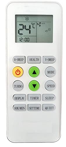 Image of Ehop KKG12B-C1 Compatible Remote for Lloyd Air Conditioner AC-223 KKG12B-C1 (Please Match the Image with Your existing or Old Remote Before Ordering)