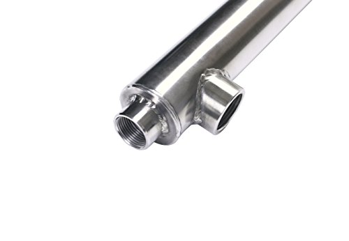 AB 38'' Side Arm Heat Exchanger Single Wall Fin Heat Exchanger Fin-Enhanced Stainless Steel 304 3/4"FNPT Water Heater and 3/4" FNPT Cold Water 22,500 Btu/hr - Thumbnail 6