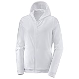 Color: White Salomon Comet Chaqueta Ligera Mujer Trail Running Senderismo