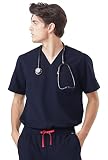 Mediclo Men's Medical Scrub Top - Crevan Essential 3 Pockets Eco Friendly Sustainable FYSEL Fabric V