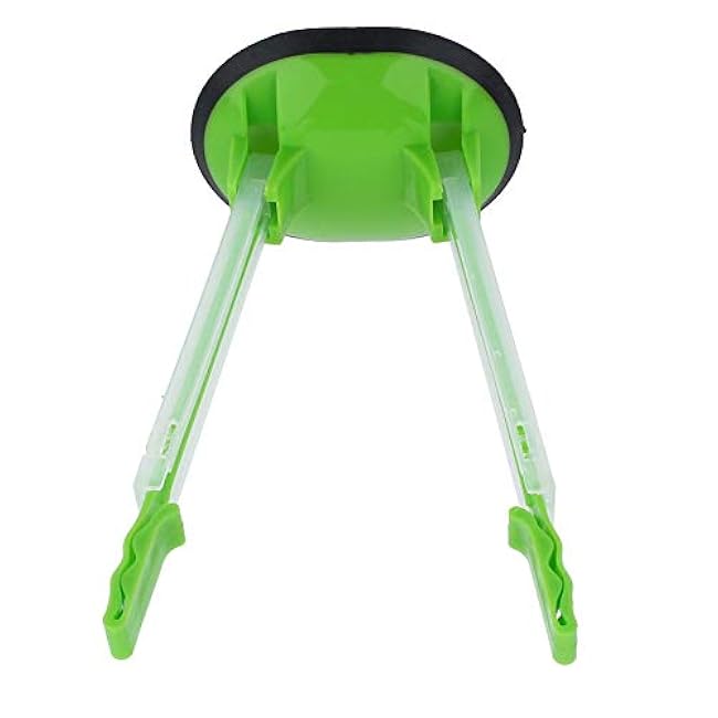 Baggy Rack Holder, Hand Free Storage Bags Clip for Food Prep Bag, Plastic Freezer Bag, Ziploc Bag(Green)