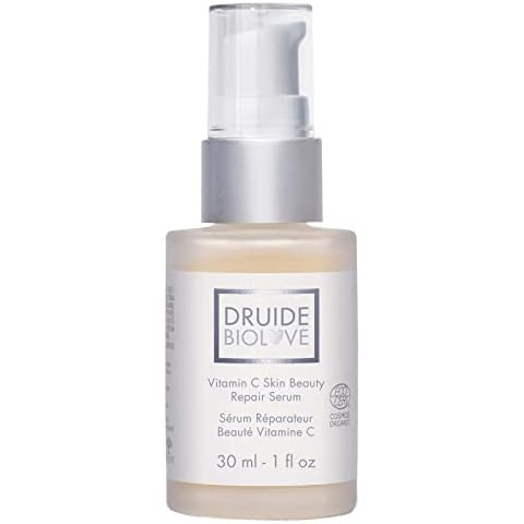 Druide Biolove | Organic Vitamin C Serum | Skin Firming & Restorative Prebiotics, Ultra-Regenerative Plant Botox-Like Botanicals Fight Wrinkles & Age Spots | All Skin Types, 30 ml Cover