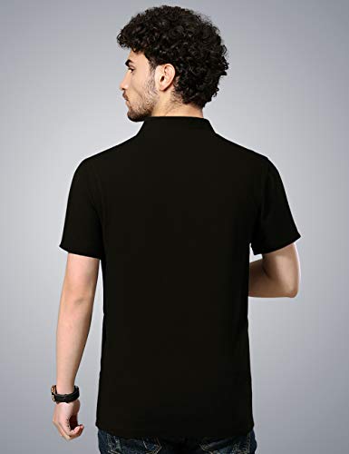 Image of EYEBOGLER Men's Regular Fit Polo Neck Halfsleeve T-Shirt