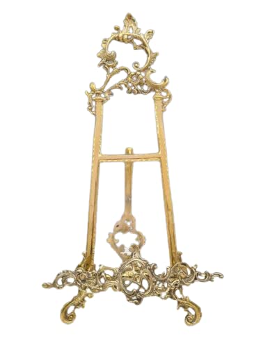 16 inch Brass Display/Picture Easel Baroque Italian Victorian Style