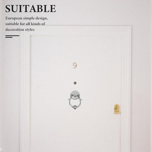 Aldaba de puerta exterior de aleación duradera con diseño compacto y ergonómico 8