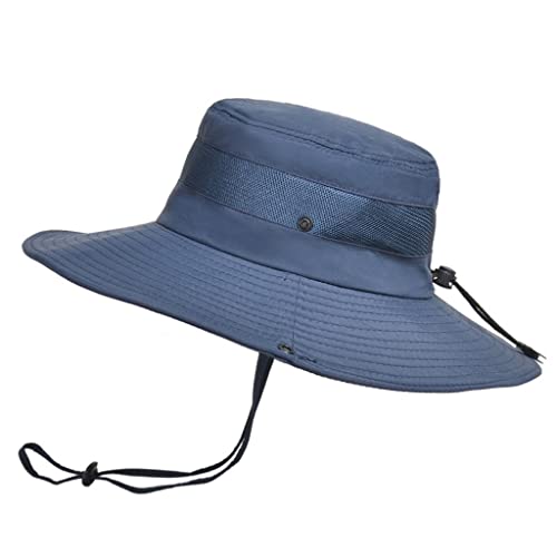 Chapeau bucket hat homme anti-UV visière mesh respirante