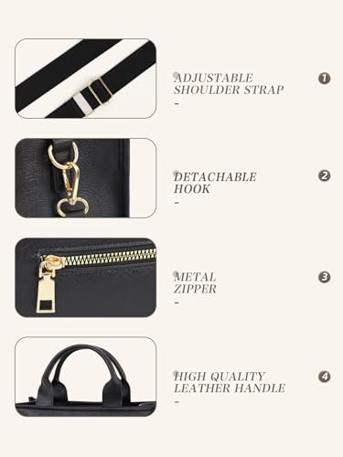 Checkered Tote Bag for Women - Plaid Handbag Checkerboard Crossbody Shoulder Bag Trendy Checkered Work Tote Purse4