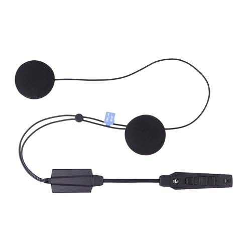 Image of TVS Helmet Bluetooth On Ear Headset, Hd Music, Calls, Voice Assistant. Fits All Helmet Types