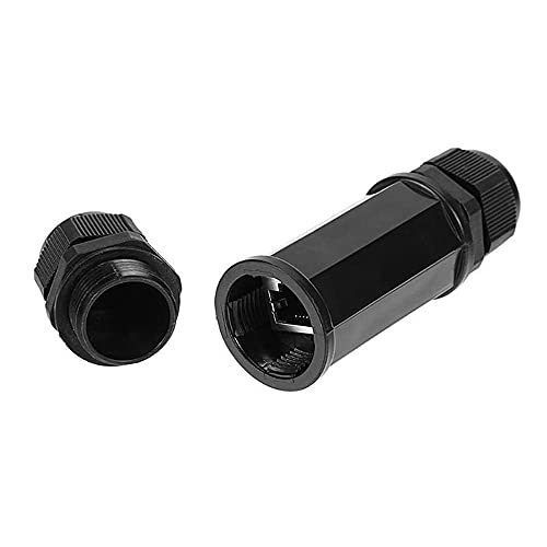 Adaptador Conector RJ45 Hembra a Hembra Impermeable CAT6 miniatura 5
