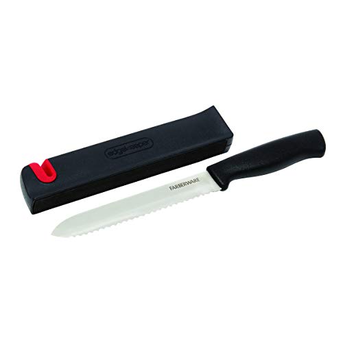 Farberware 5253303 Edgekeeper Serrated Utility Knife, 5.5-inch, Black Farberware 5253303 Edgekeeper Serrated Utility Knife, 5.5-inch, Black