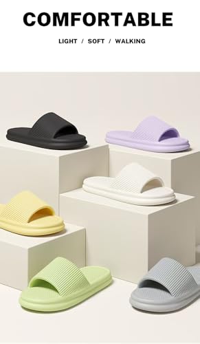 Slippers for Men & Women, Lightweight EVA Non-Slip Indoor Bathroom Sandals, Perfect for Home, Beach, Shower3